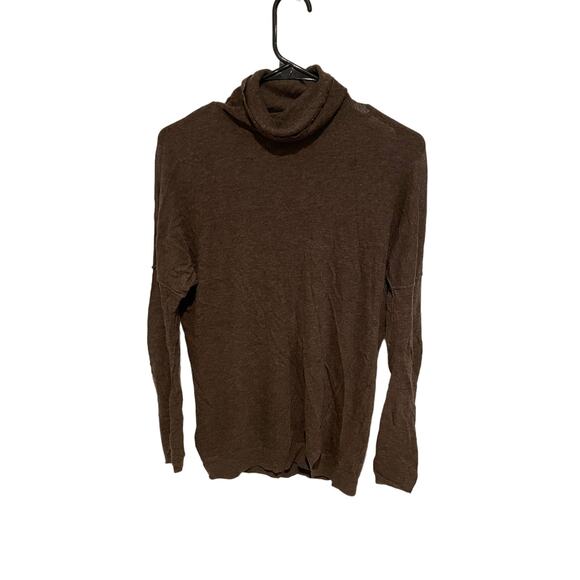 VINCE brown lightweight turtleneck sweater XS - Picture 1 of 5